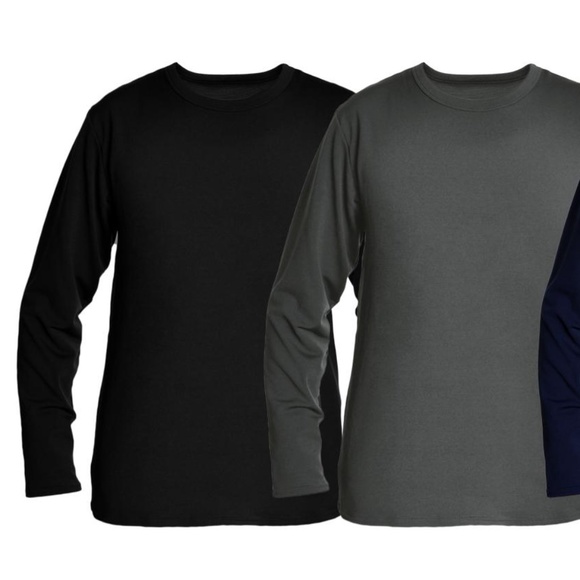 Other - Men's Fleece-Lined Long-Sleeve Thermal Tops